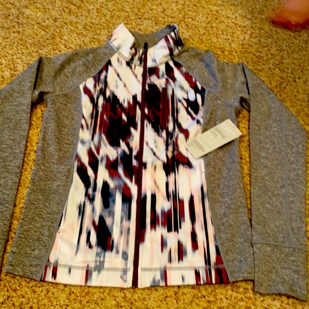 Gray And Multicolor Performance Jacket